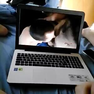 Watching porn