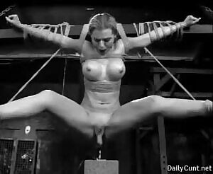 Up in the air for the fucking machine